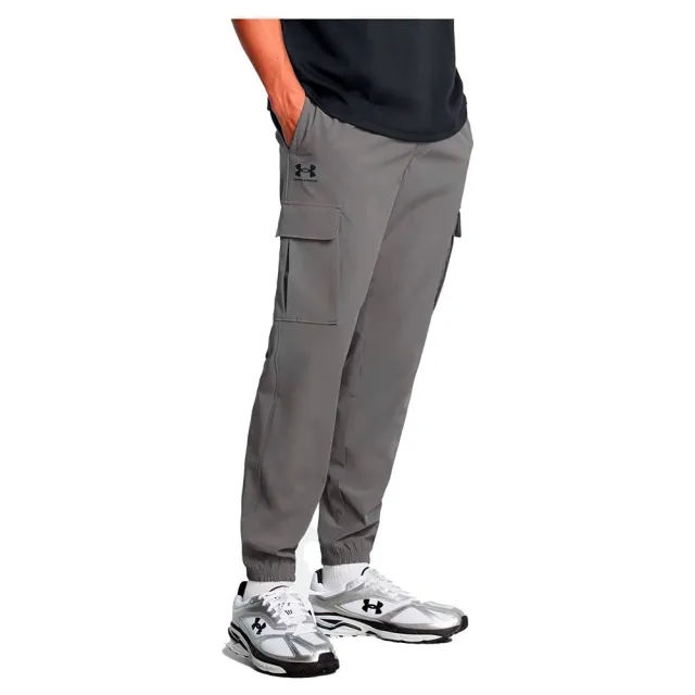 Men's  Under Armour  Vibe Woven Cargo Pants Castlerock / Black XXL