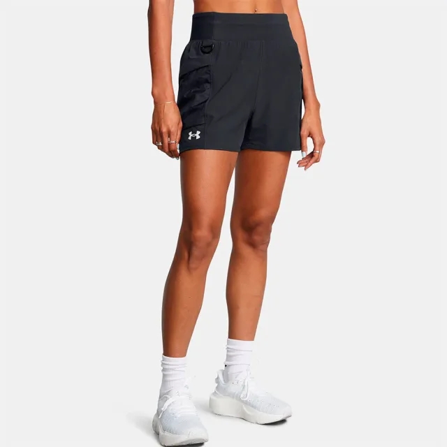 Women's  Under Armour  Launch Trail Shorts Anthracite / Anthracite / Reflective L