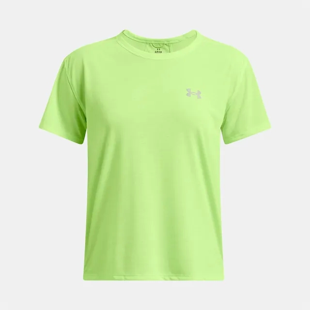 Women's  Under Armour  Launch Trail Short Sleeve Morph Green / Anthracite / Reflective XL