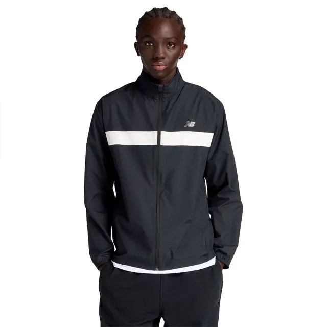 New Balance Men's Sport Essentials Jacket in Green Polywoven