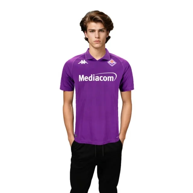 Kappa Fiorentina Mens SS Home Shirt 2024/25