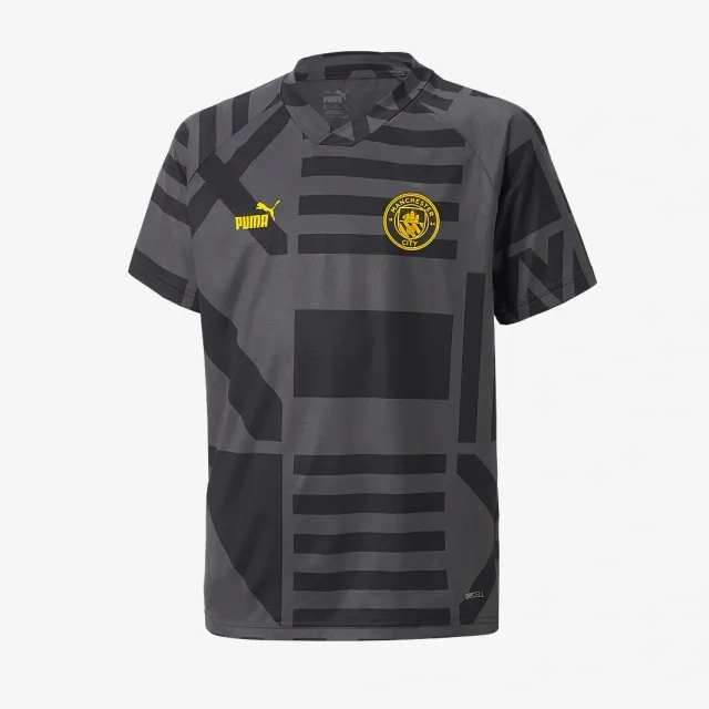Puma Manchester City Kids SS Pre-Match Away Shirt 2022/23
