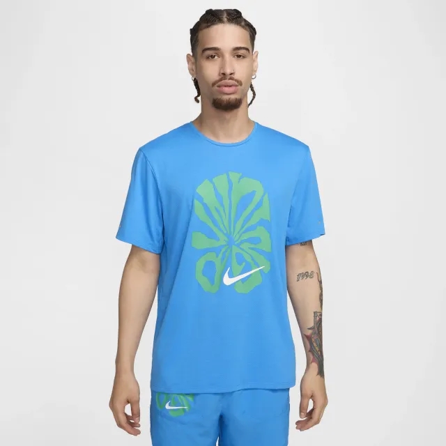 Nike Running T-Shirt Rise 365 Run Energy - ['Blue']