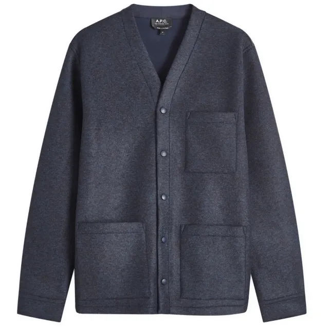 A.P.C. Men's Aurelien Jacket Navy Blue