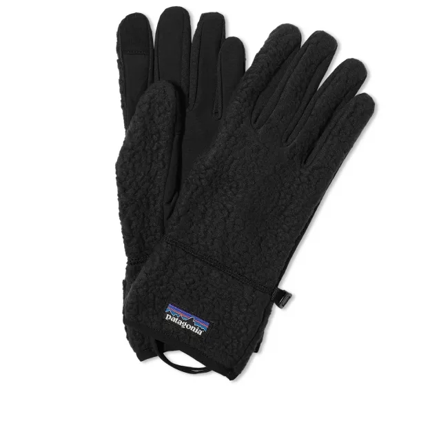 Patagonia Men's Retro Pile Gloves Black