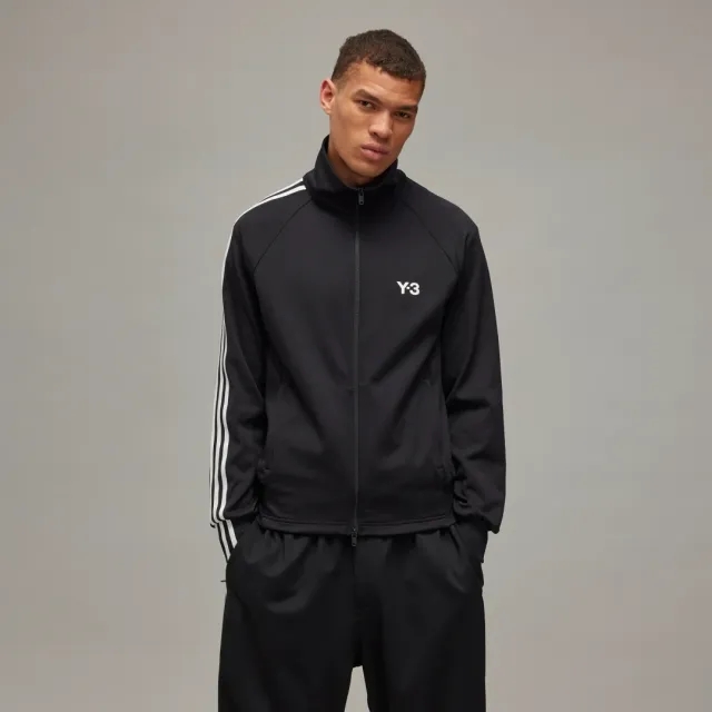 Y-3 Men's 3-Stripe Track Top Black