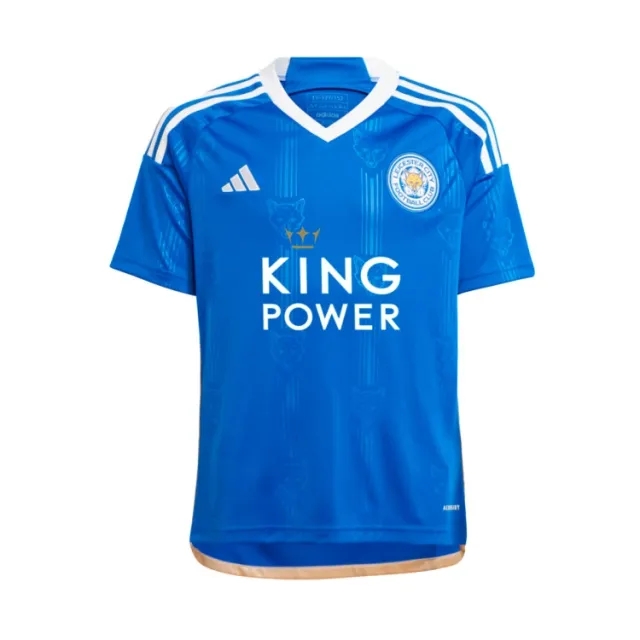 adidas Leicester City Mens SS Home Shirt 2023/24