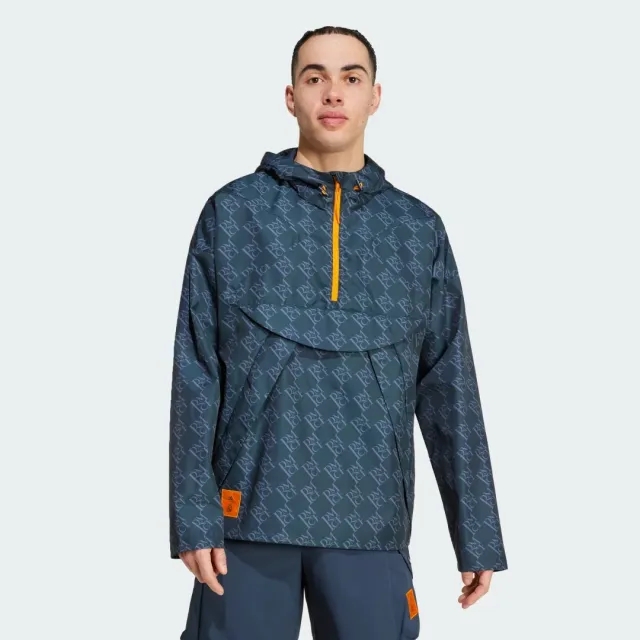 adidas Men Real Madrid Seasonal Half Zip Windbreaker