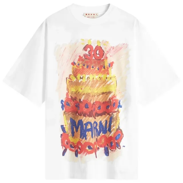 Marni Women's T-Shirt Lily White