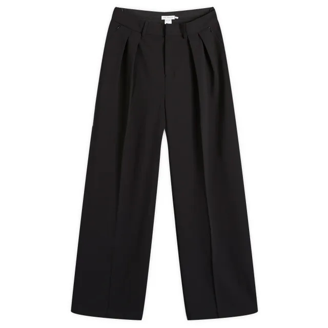 Good American Women's Suiting Good 90S Pleated Trouser Black