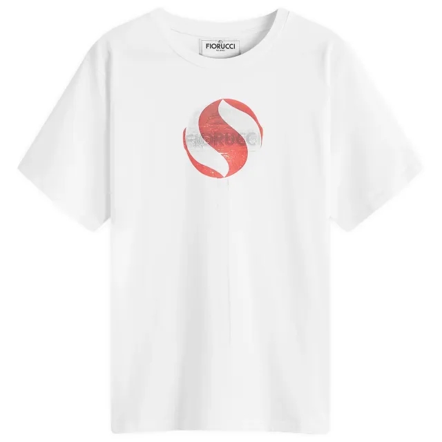 Fiorucci Women's Big Lollipop Print Regular Fit T-Shirt White
