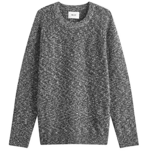 NN07 Men's Jacobo Boucle Jumper Black