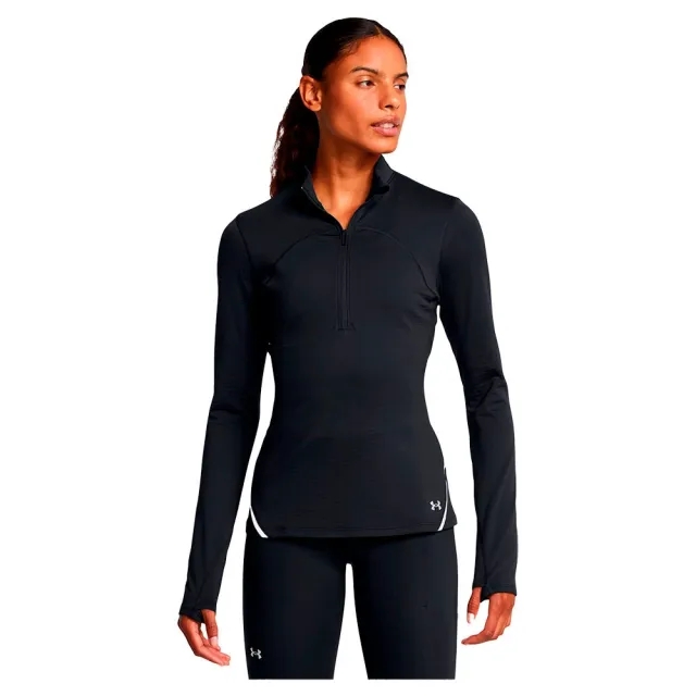 Women's  Under Armour  Vanish Cold Weather ½ Zip Black / Reflective S
