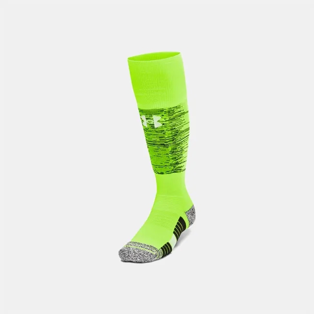 Unisex  Under Armour  Magnetico Pocket Over-The-Calf Socks High Vis Yellow / Black / White M
