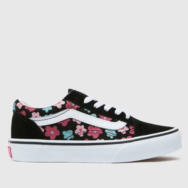 Vans - Kids Old Skool Glitter Shoes  (4-8 Years), Multicolour