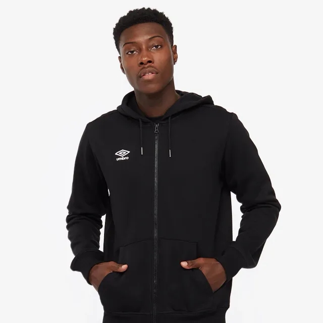 Umbro Small Logo Zip Through Hoodie