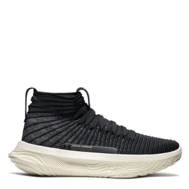 Unisex  Under Armour  FUTR X ELITE Lux Basketball Shoes Black / Anthracite / Metallic Trophy Gold 10