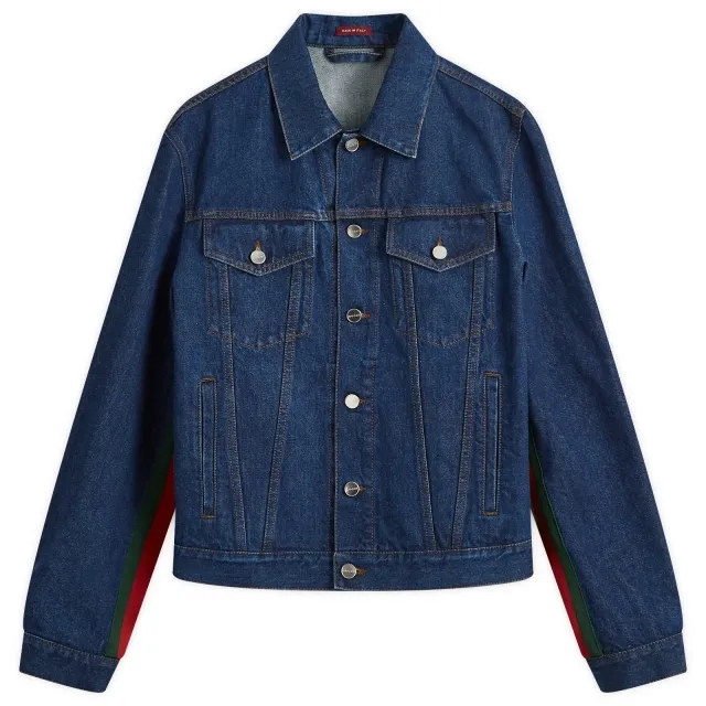 Gucci Men's Denim Jacket Indigo