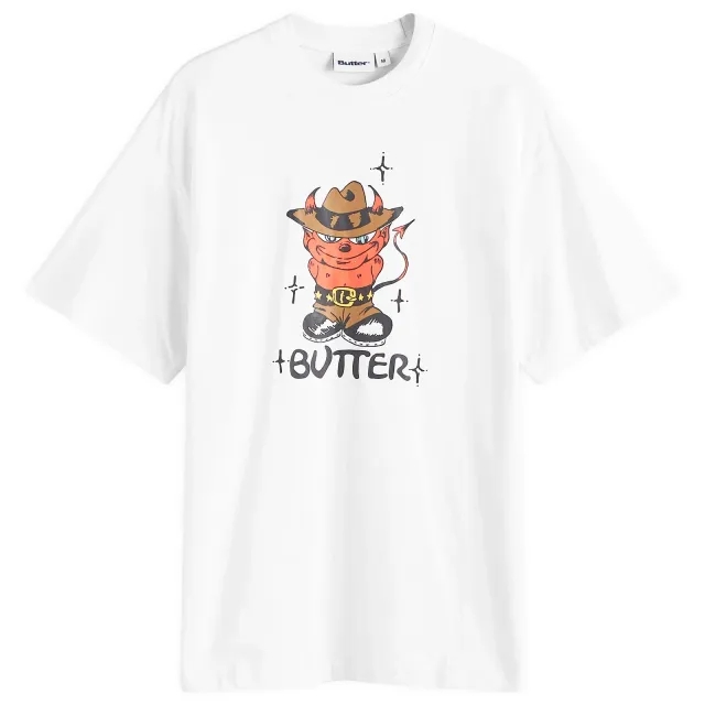 Butter Goods Men's Devil T-Shirt White