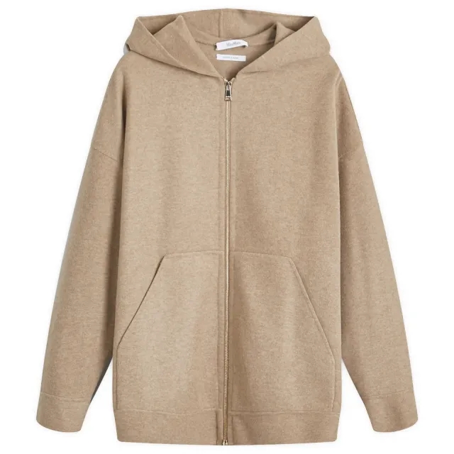Max Mara Women's Knit Hoodie Hazelnut