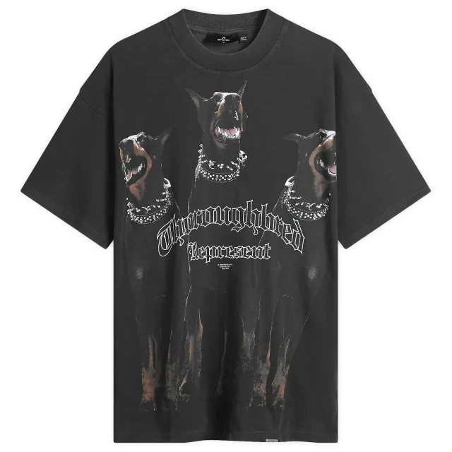 Represent Thoroughbred Tee Men Shortsleeves Black