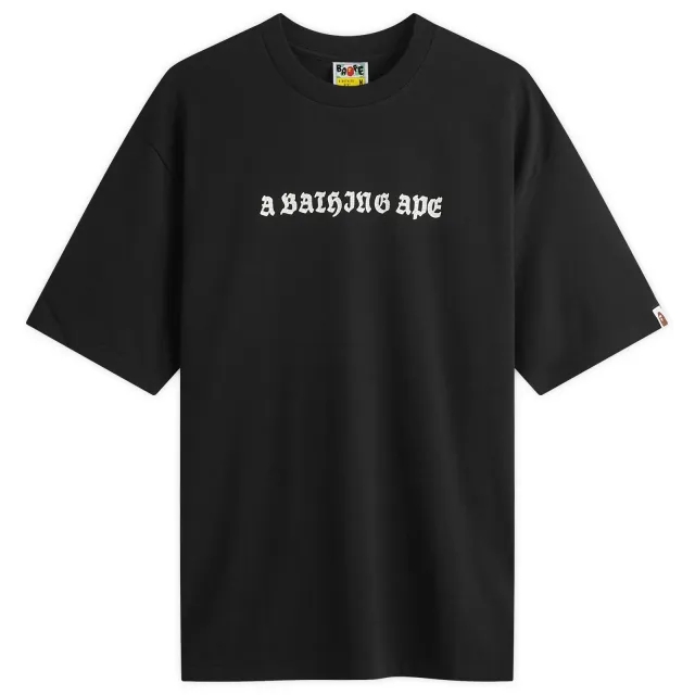 A Bathing Ape Men's Gothic Logo T-Shirt Black