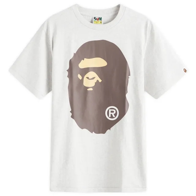 A Bathing Ape Men's Classic Big Ape Head T-Shirt Grey