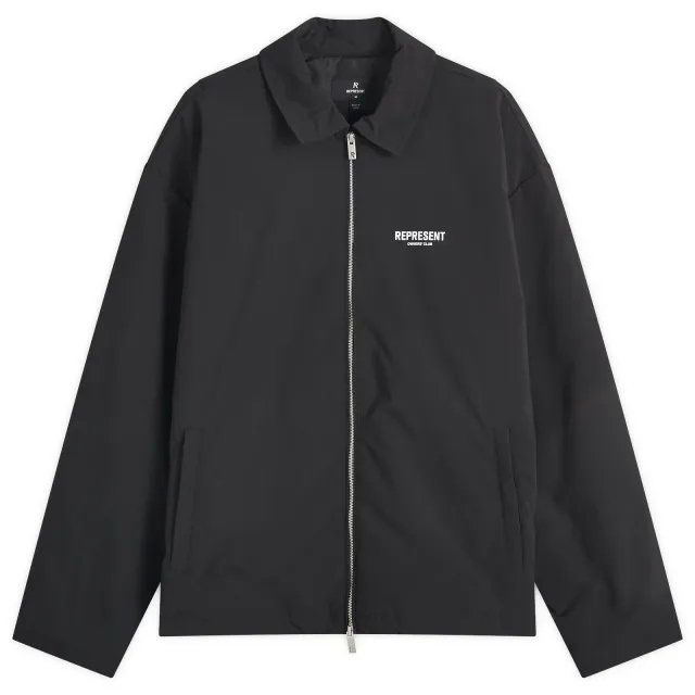 Represent Owners Club Coach Jacket Men Windbreaker Black