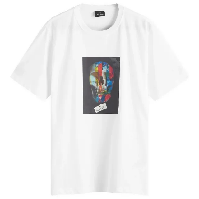 PS Paul Smith Regular Fit Skull Shirt, White