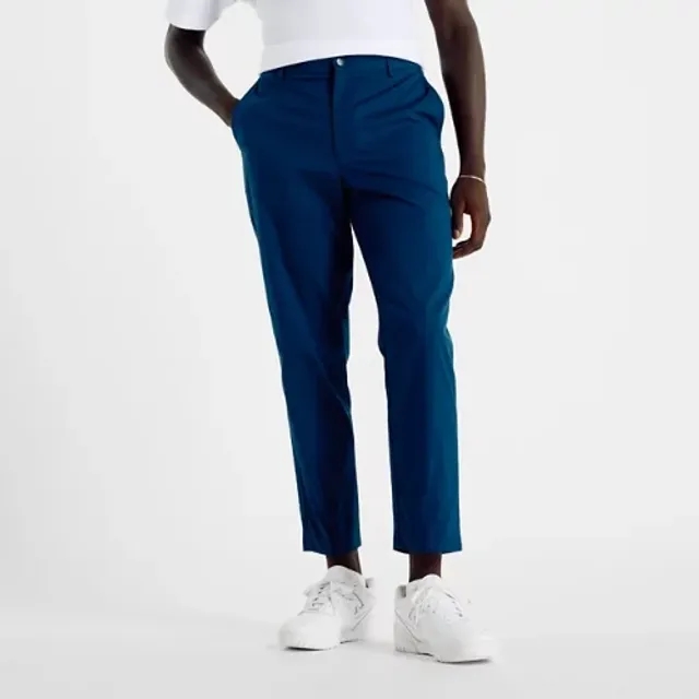 New Balance Men's Athletics Standard Tapered Pant 28 in Blue Cotton Twill