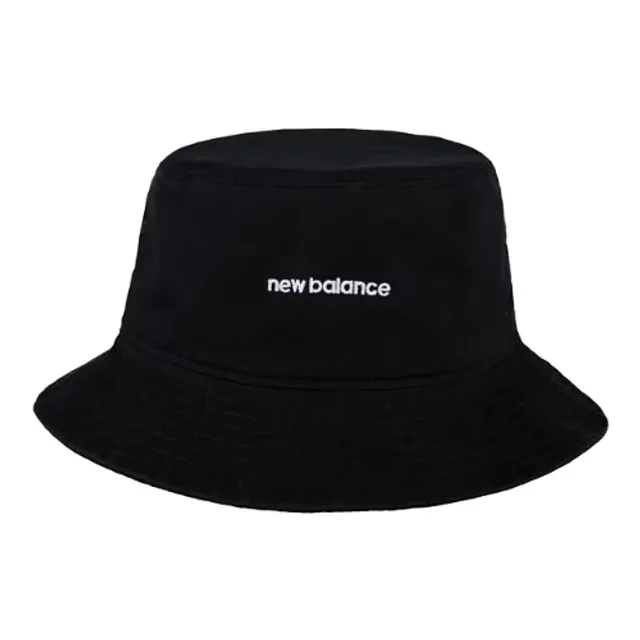 New Balance Unisex Bucket Hat in Black Cotton
