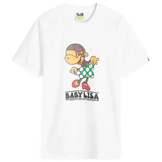 A Bathing Ape Women's Classic Baby Lisa T-Shirt White