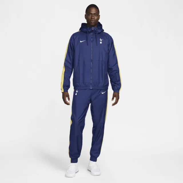 Nike Tottenham NSW Woven Hooded Tracksuit - Navy/Yellow/White - 2024-2025