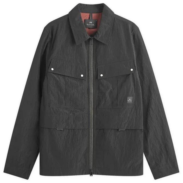 Paul Smith Men's Overshirt Jacket Black