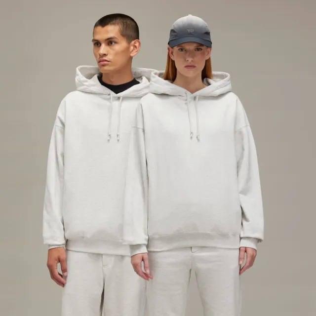 adidas Y-3 Men's Core Logo Hoodie Light Grey