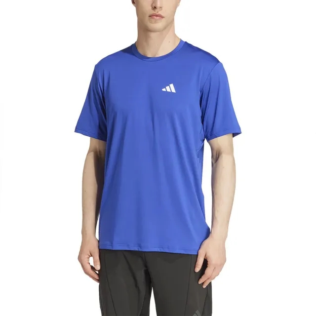 adidas  Train Essentials Stretch Training T-Shirt  men's T shirt in Blue