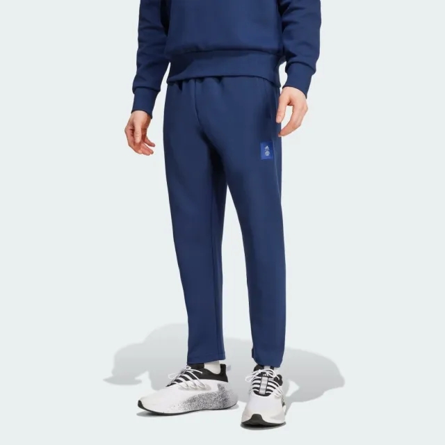 Man Utd Seasonal Doubleknit Pants (Night Indigo) 2024-2025 Men's Navy Manchester United Made By: Adidas