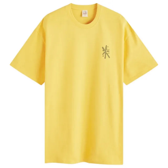 Polar Skate Co. Men's Cosmic T-Shirt Yellow