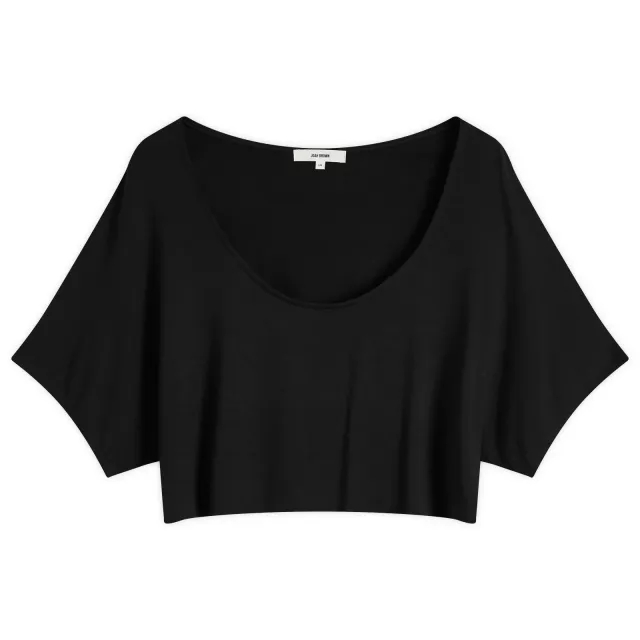 Joah Brown Women's Slouchy Crop T-Shirt Black