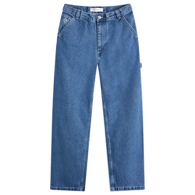 Polar Skate Co. Men's Big Boy Work Pants Blue Wash