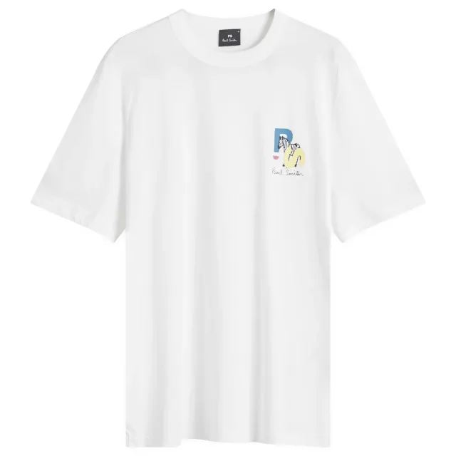 Paul Smith Men's Zebra T-Shirt White