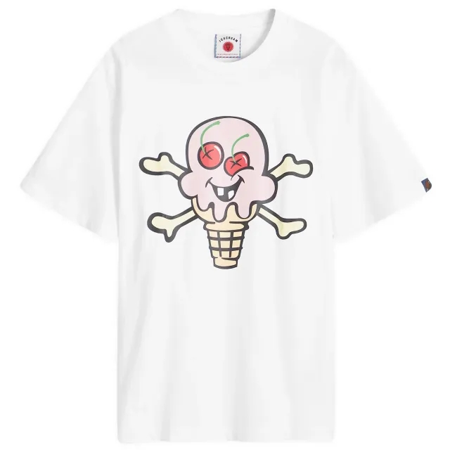 ICECREAM Cones & Bones T-Shirt - White - Mens