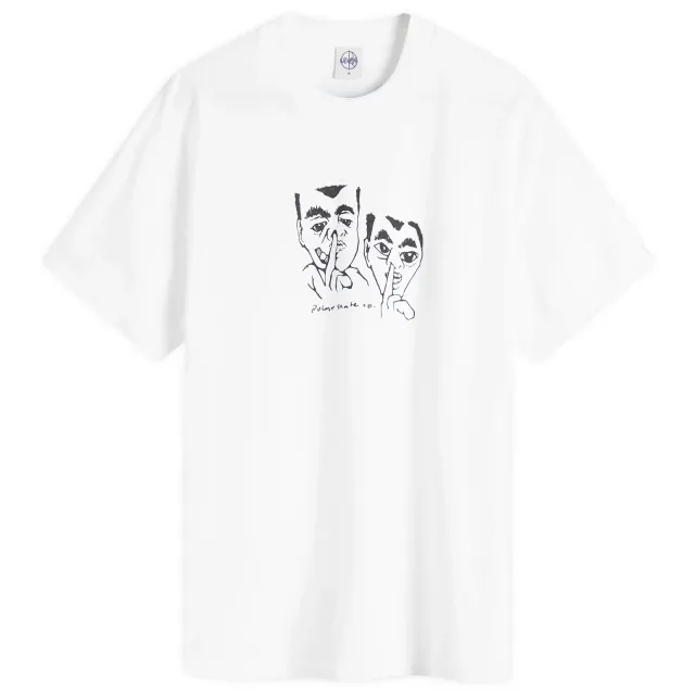 Polar Skate Co. Men's Boogers T-Shirt White