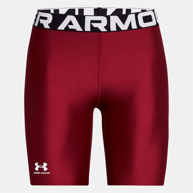 Under Armour Women's HeatGear® 8 Shorts Cardinal / White L