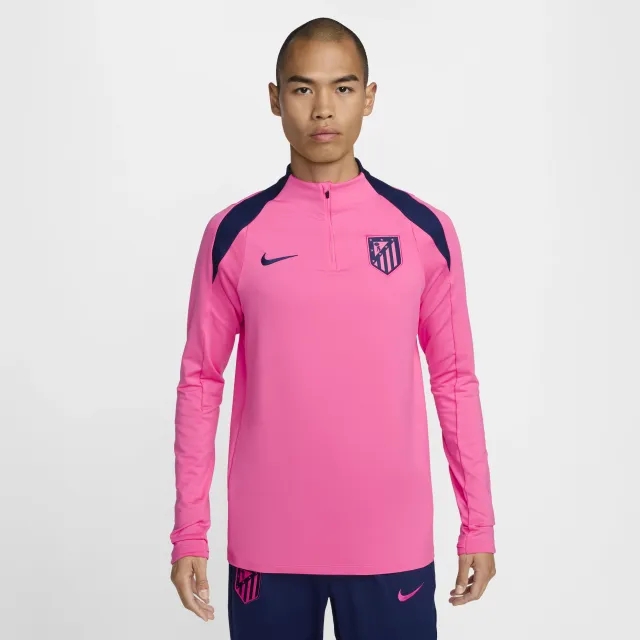 Nike Atletico Madrid Dri-Fit 1/4 Zip L/S Strike Drill Top - Pink/Blue - 2024-2025