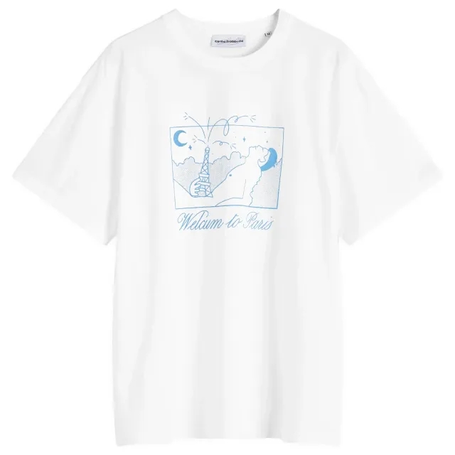 Crocs Carne Bollente Men's Welcum To Paris T-Shirt White