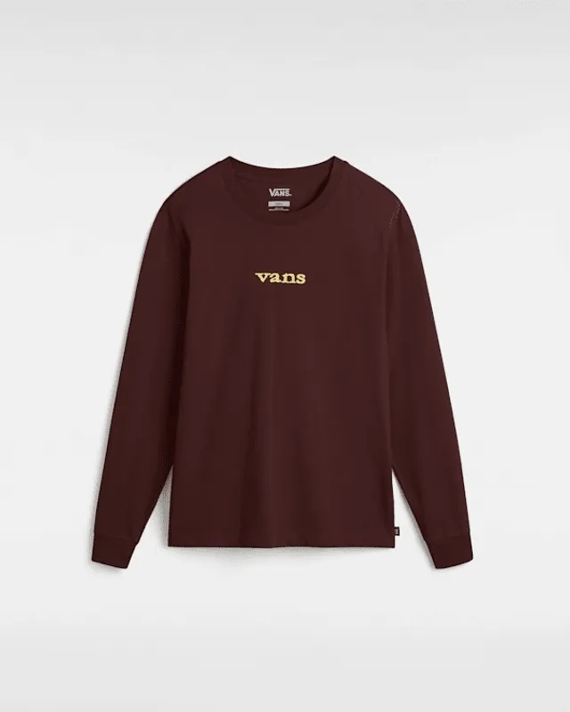 Vans - Vitality Fields Long Sleeve T-Shirt, Woman, Brown