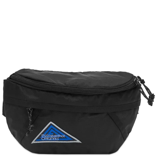 Crocs thisisneverthat Men's Washed Nylon Waist Bag Black