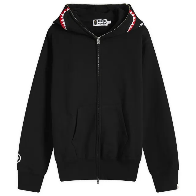 A Bathing Ape Women's Shark Full Zip Hoodie Black