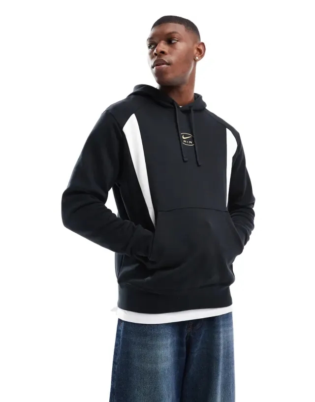 Nike Swoosh Men Hoodies - Black